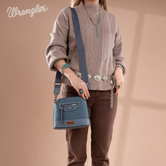 Wrangler Small Crossbody Bags for Women Shoulder Cute Purses and Handbags with A - Picture 2 of 7